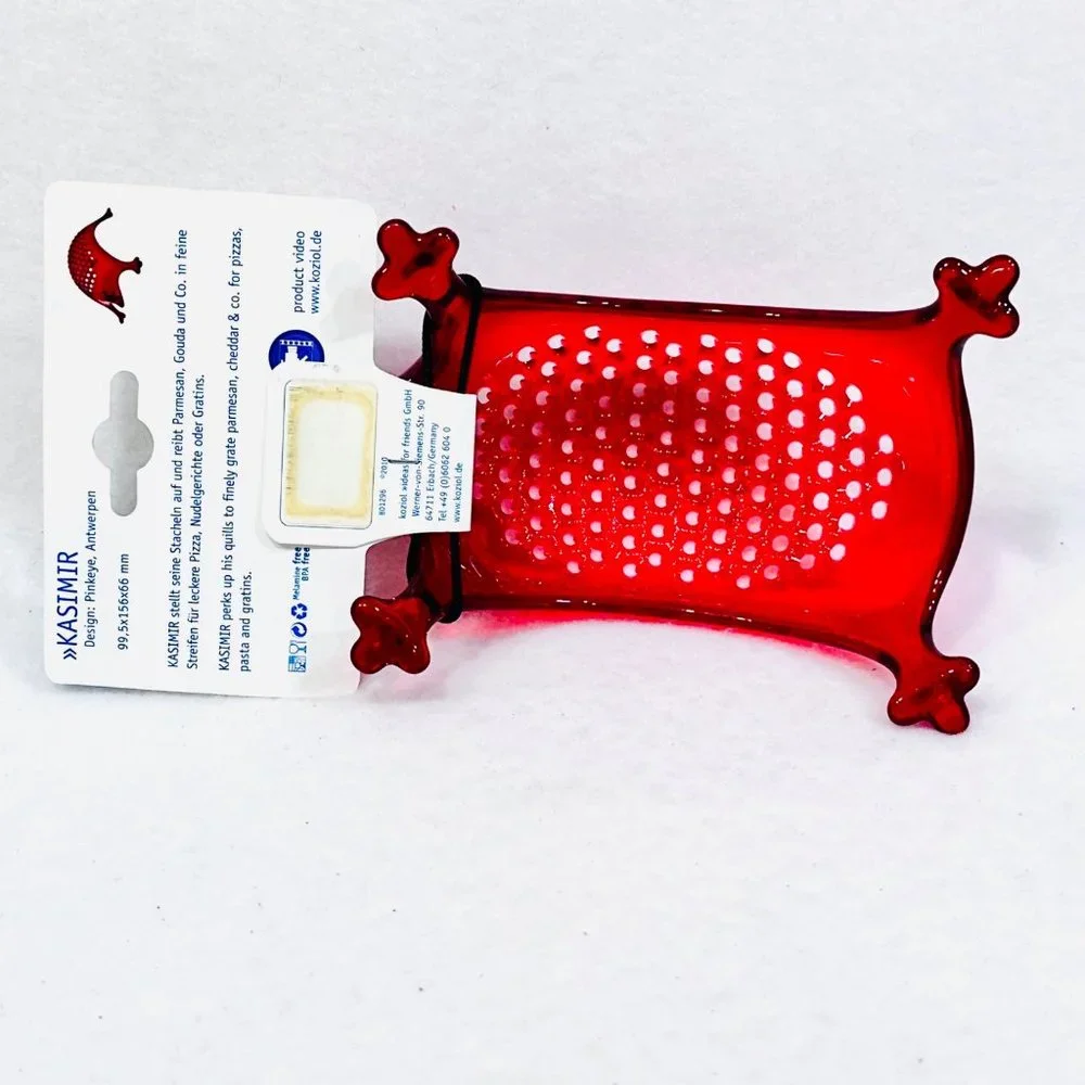 Rare Hedgehog Cheese Grater by Koziol - Germany 2010 PINKEYE Design Studio - NWT